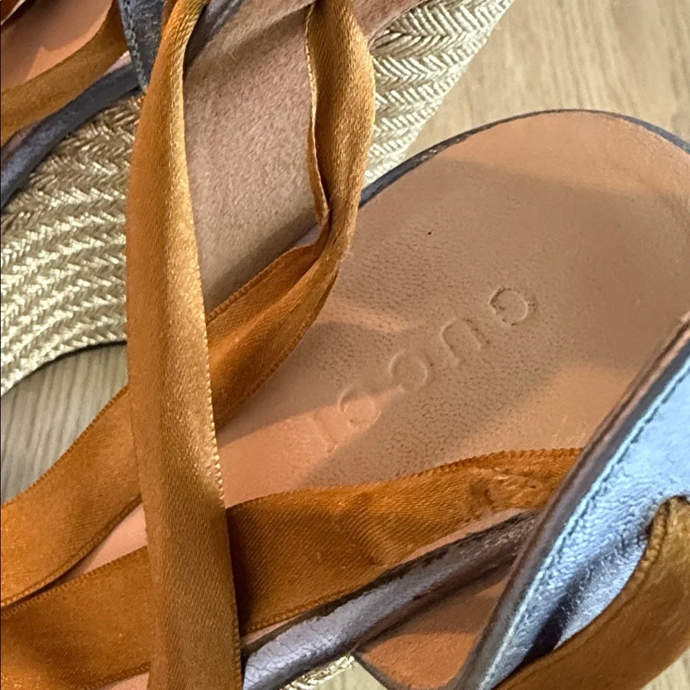 Gucci Gold Wedges - Picture 5 of 7